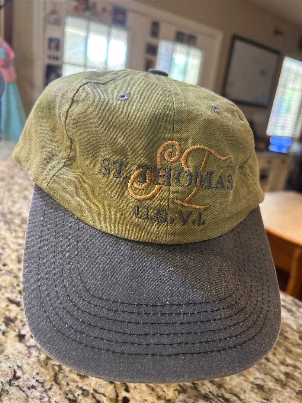 St. Thomas U.S. Virgin Islands Two-Tone Baseball Cap